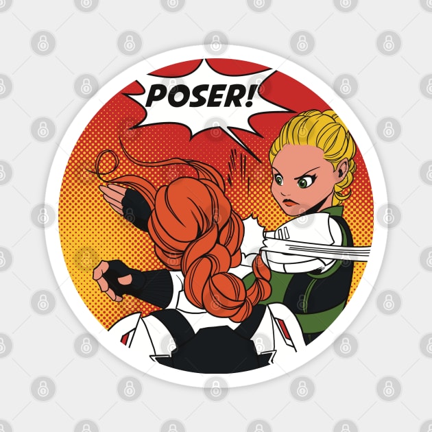 Poser Magnet by radpencils